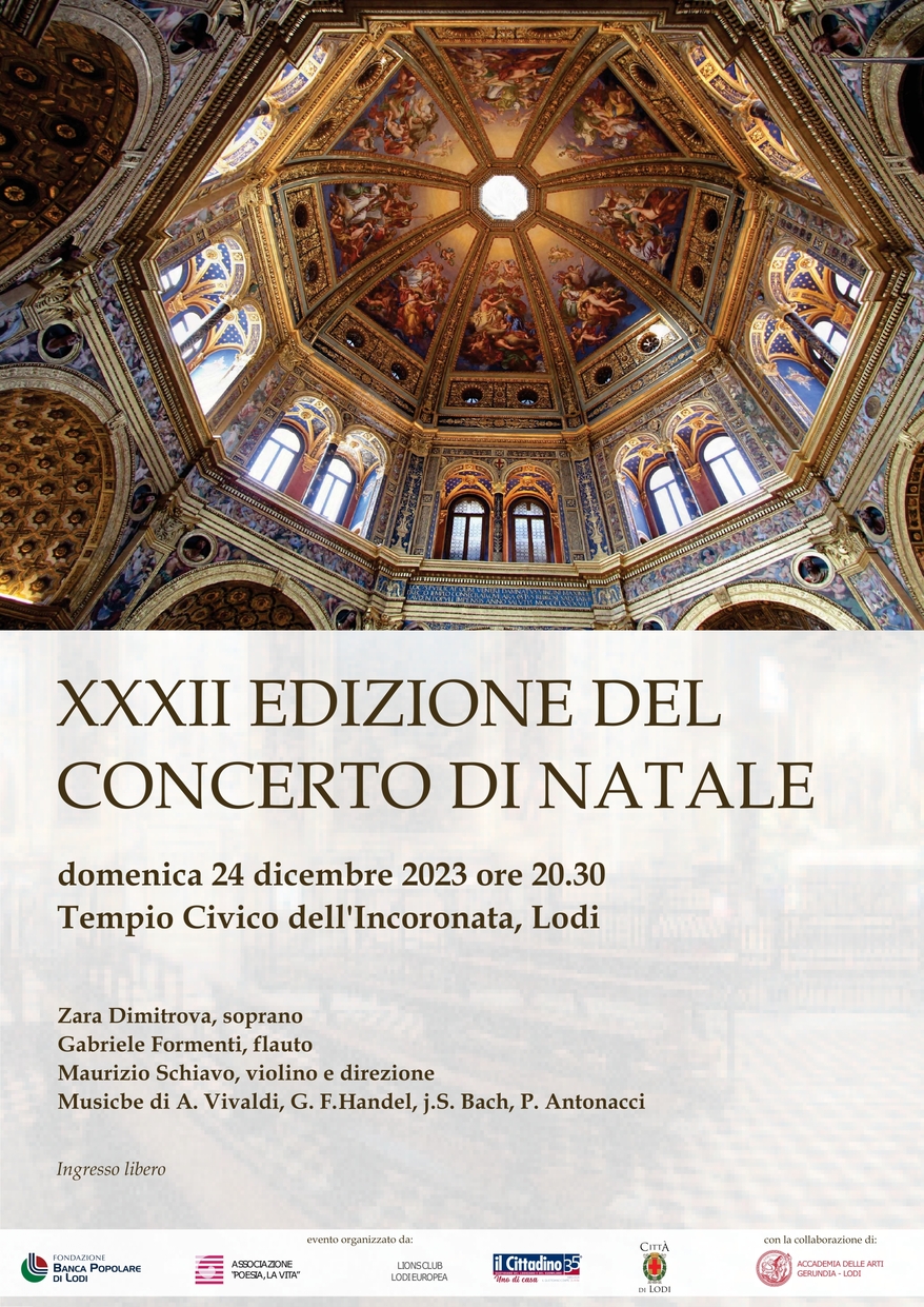 concerto natale incoronata 2023 locandina