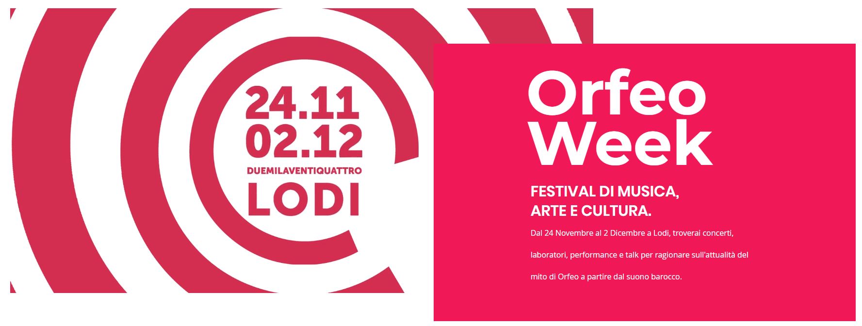 banner orfeo week 2024