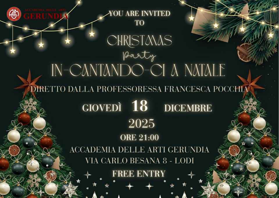 Christmas Party: IN-CANTANDO-CI A NATALE