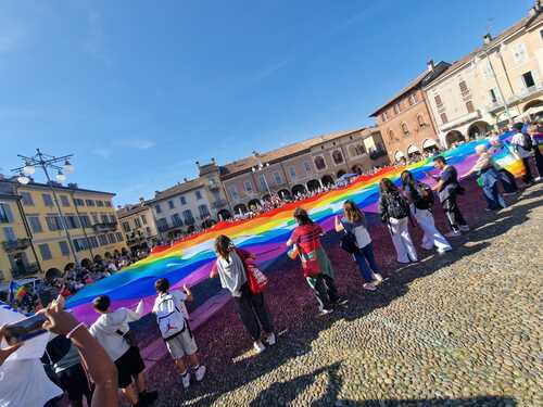 Marcia della Pace del Lodigiano: l'arrivo della Lampada della Pace di Assisi